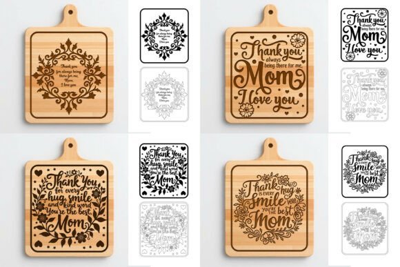 Paquete De Tablero De Regalo Para Madres Creativo Digital